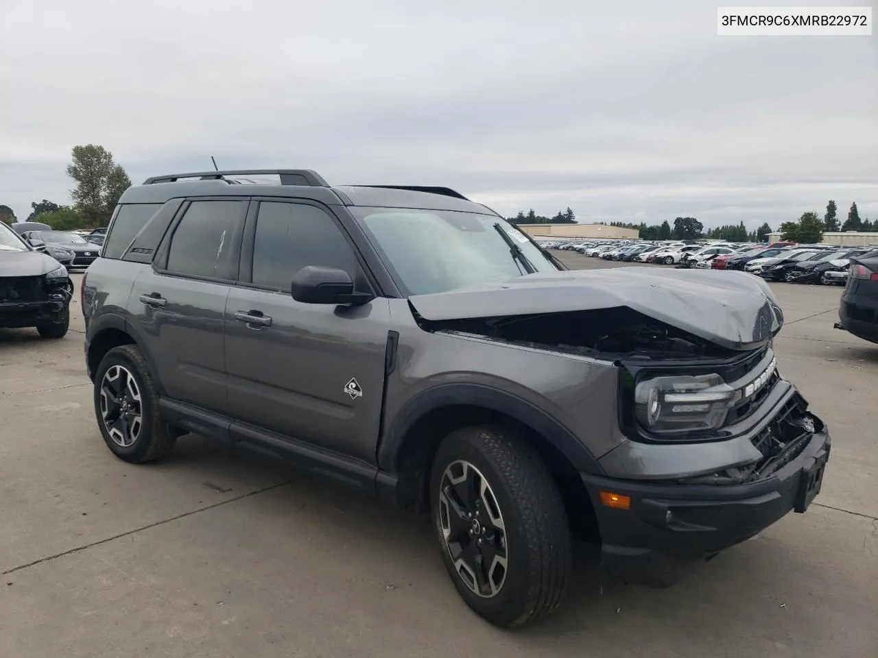 2021 Ford Bronco Sport Outer Banks VIN: 3FMCR9C6XMRB22972 Lot: 71206564