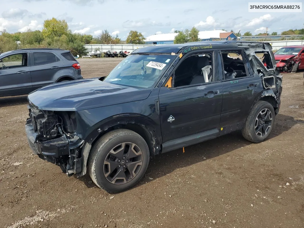 2021 Ford Bronco Sport Outer Banks VIN: 3FMCR9C65MRA88276 Lot: 71239494