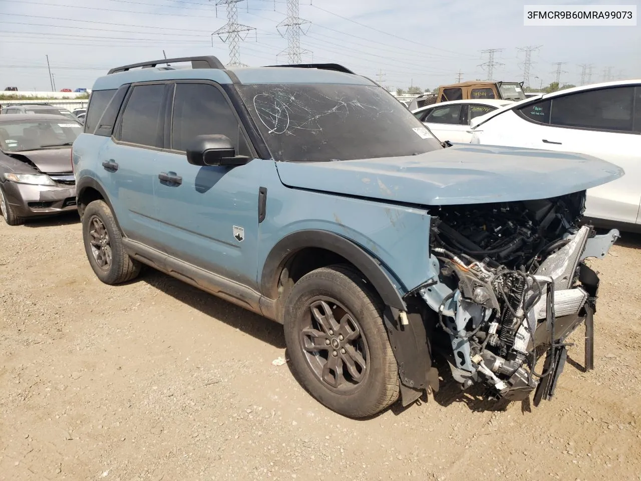 2021 Ford Bronco Sport Big Bend VIN: 3FMCR9B60MRA99073 Lot: 71294484