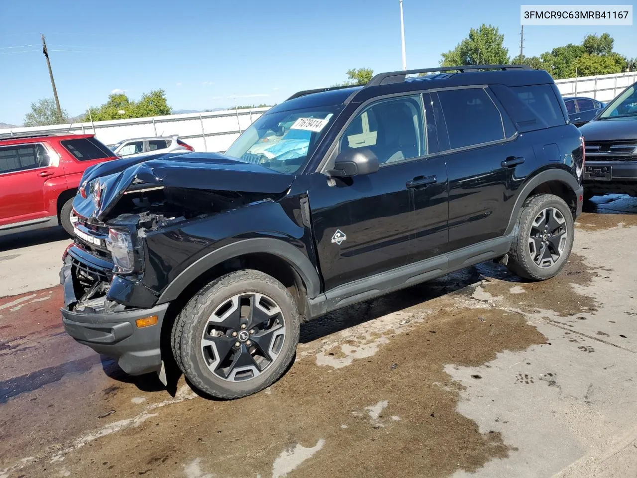 3FMCR9C63MRB41167 2021 Ford Bronco Sport Outer Banks