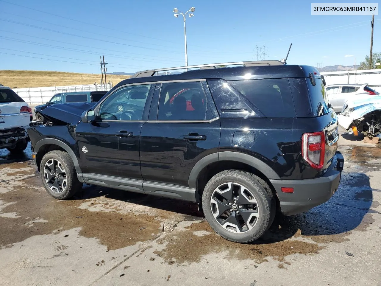 3FMCR9C63MRB41167 2021 Ford Bronco Sport Outer Banks