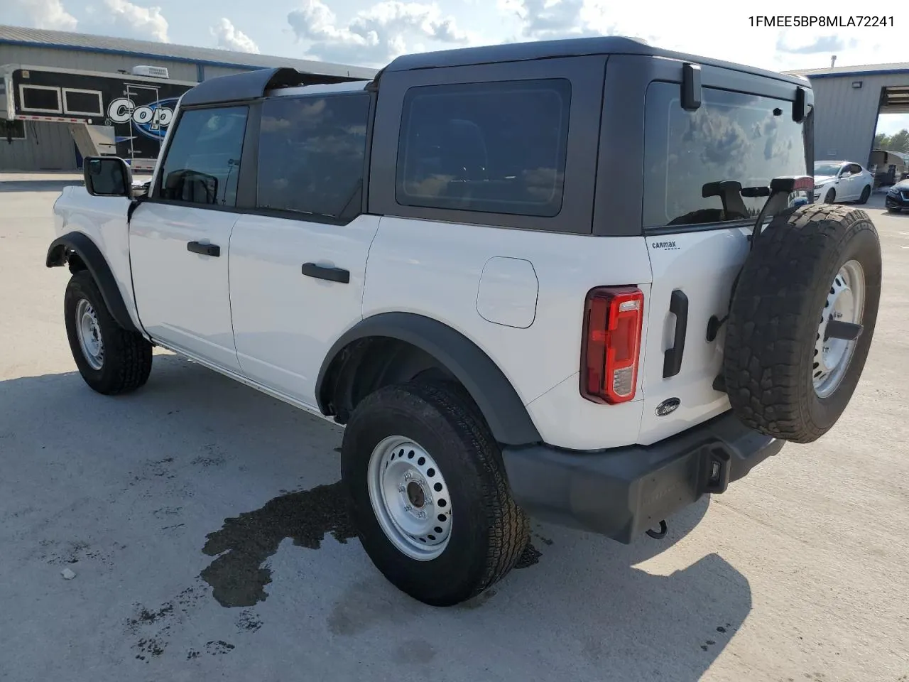 2021 Ford Bronco Base VIN: 1FMEE5BP8MLA72241 Lot: 71833214