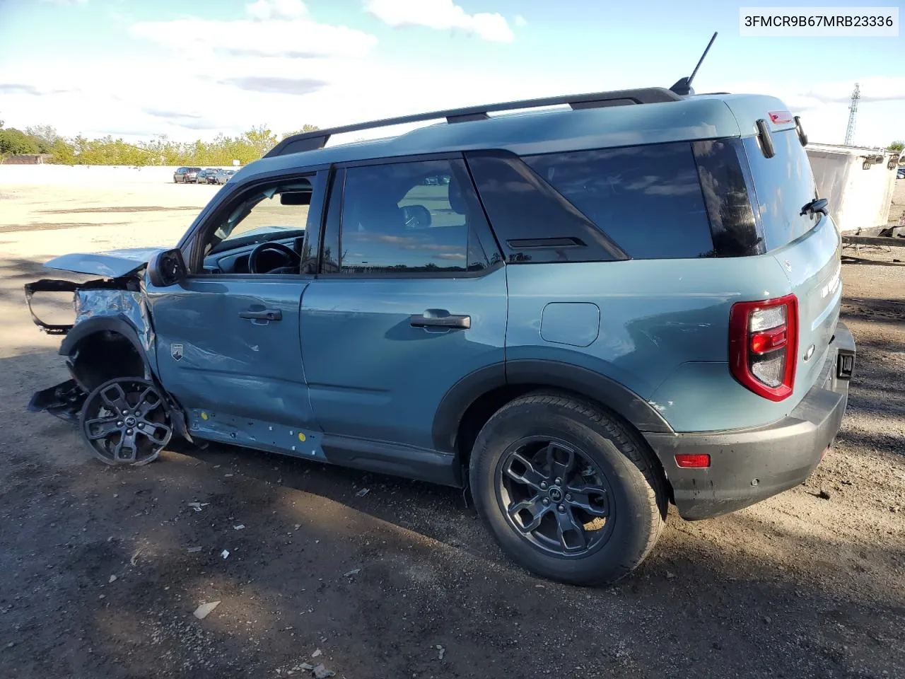 2021 Ford Bronco Sport Big Bend VIN: 3FMCR9B67MRB23336 Lot: 72279774