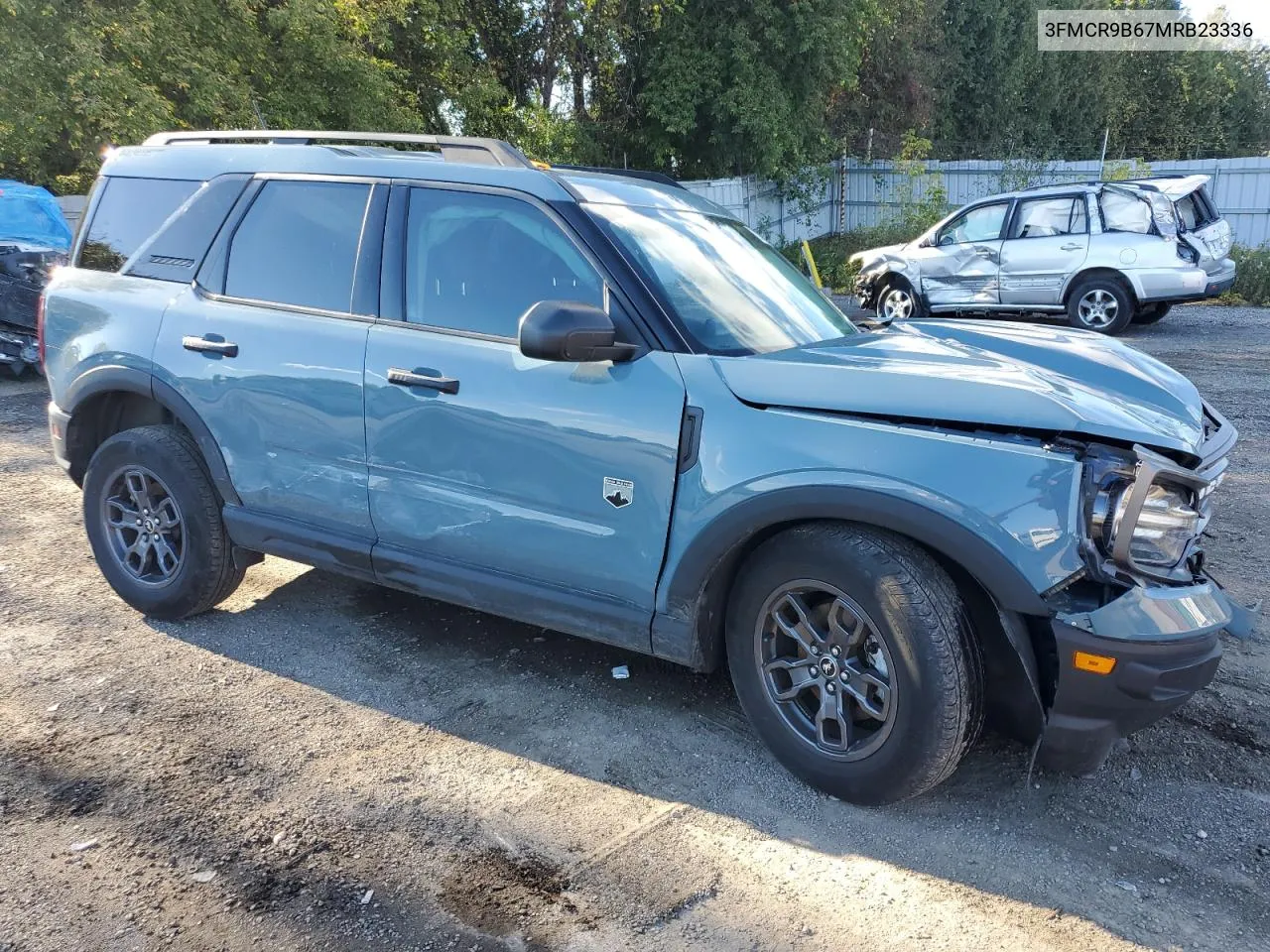 2021 Ford Bronco Sport Big Bend VIN: 3FMCR9B67MRB23336 Lot: 72279774