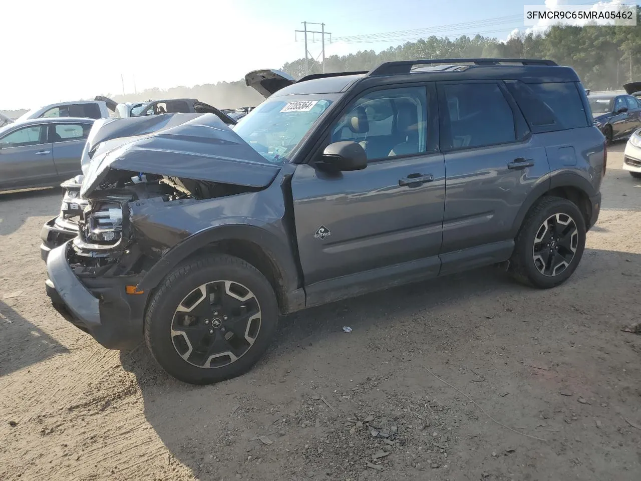 2021 Ford Bronco Sport Outer Banks VIN: 3FMCR9C65MRA05462 Lot: 72285364