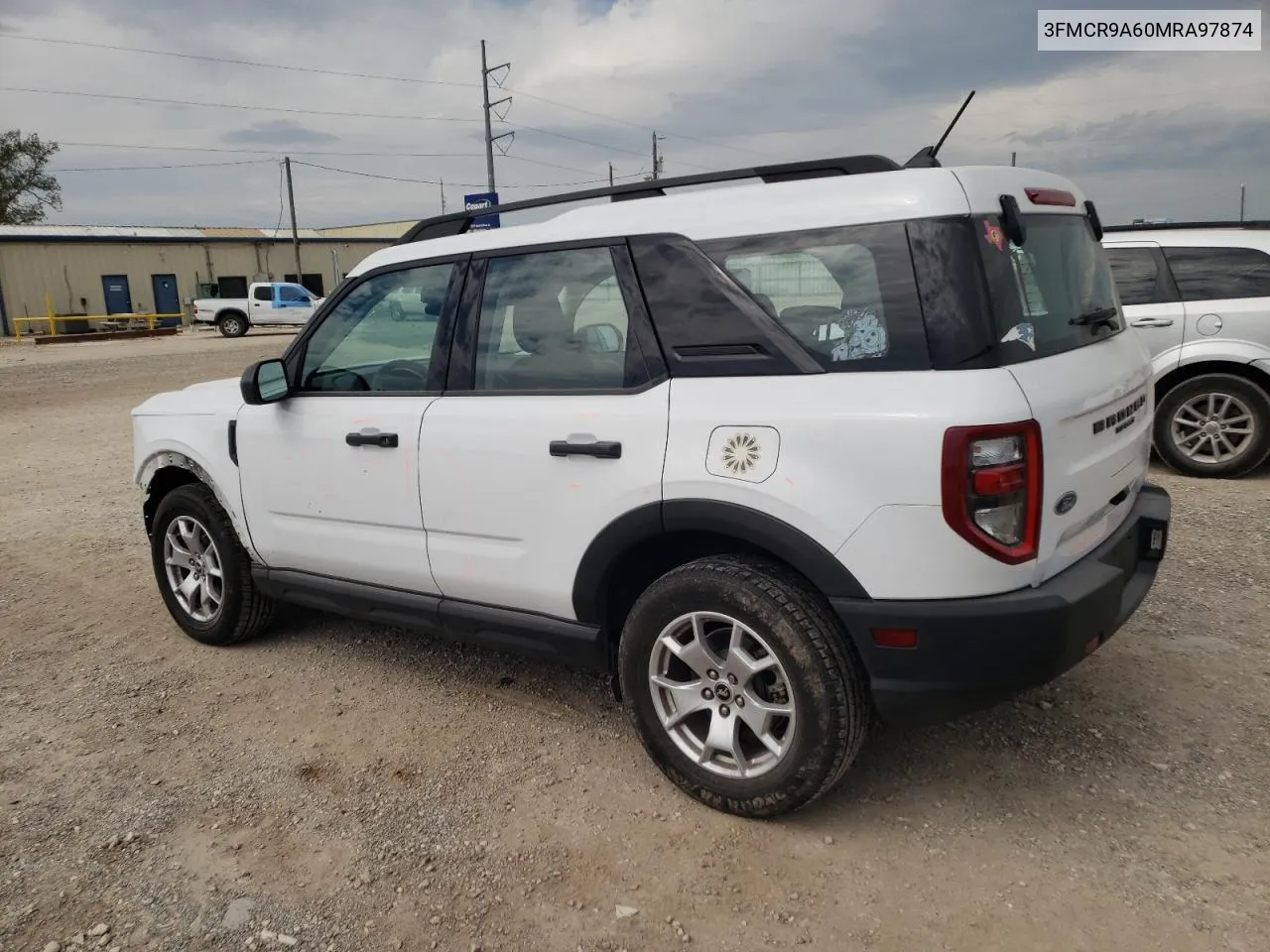 2021 Ford Bronco Sport VIN: 3FMCR9A60MRA97874 Lot: 72312284