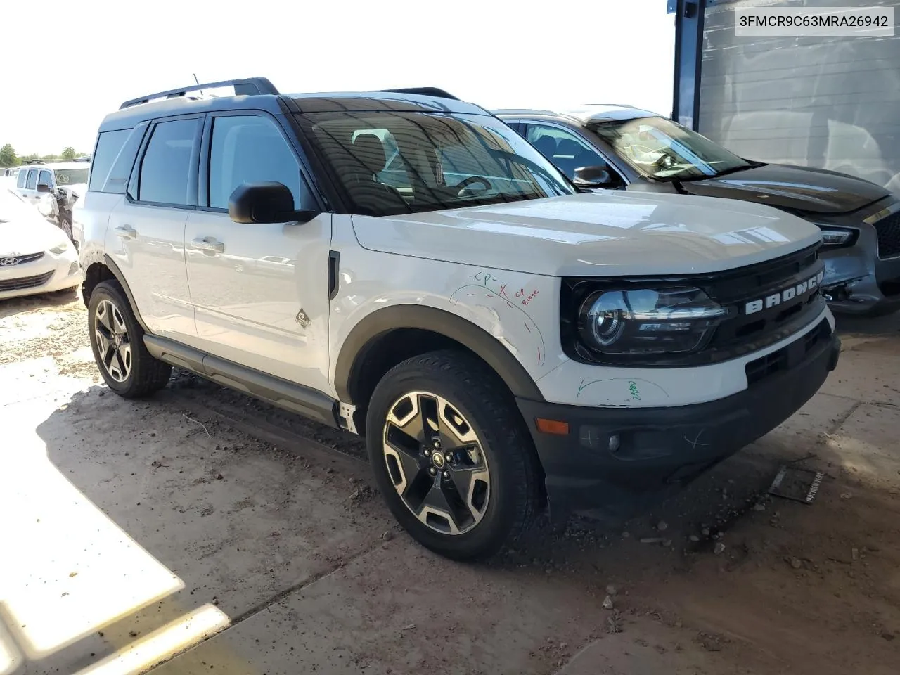 2021 Ford Bronco Sport Outer Banks VIN: 3FMCR9C63MRA26942 Lot: 72362934