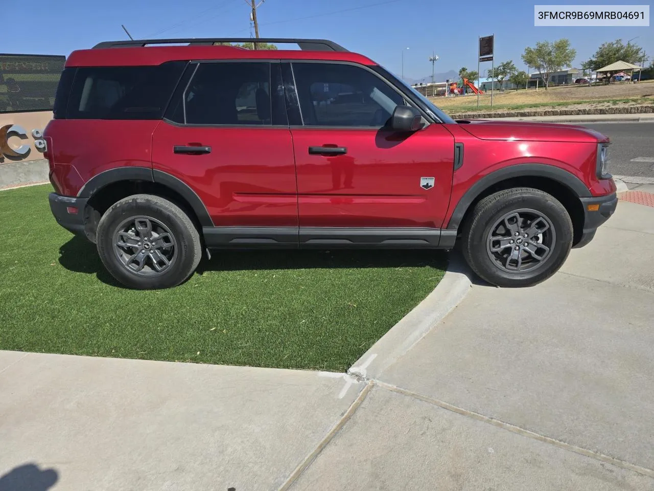 2021 Ford Bronco Sport Big Bend VIN: 3FMCR9B69MRB04691 Lot: 72481394