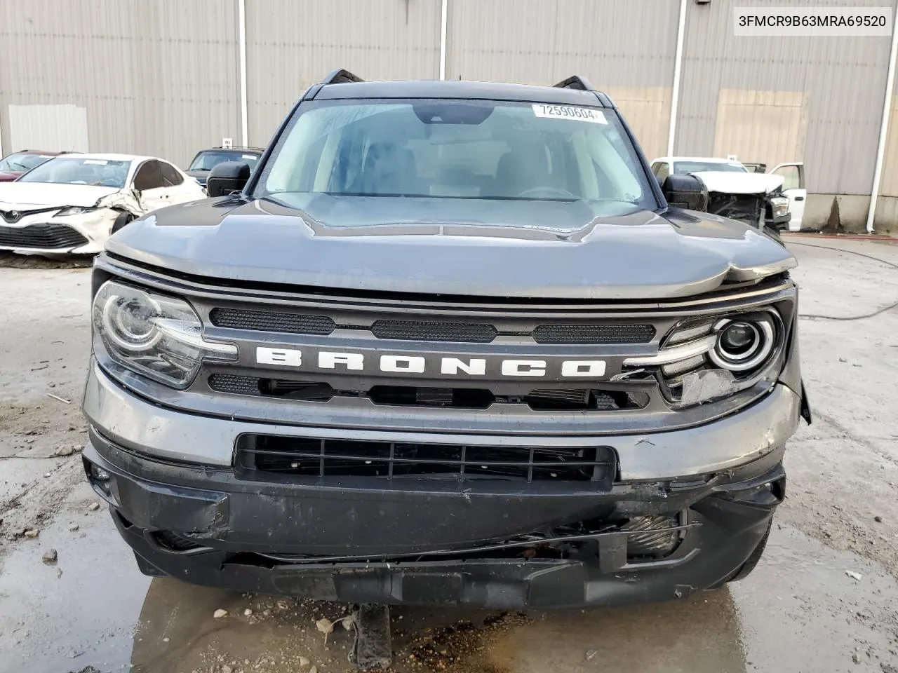 2021 Ford Bronco Sport Big Bend VIN: 3FMCR9B63MRA69520 Lot: 72590604