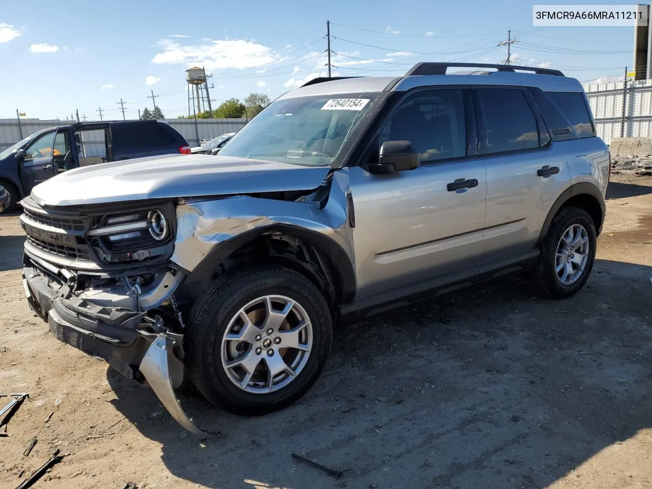 2021 Ford Bronco Sport VIN: 3FMCR9A66MRA11211 Lot: 72640154