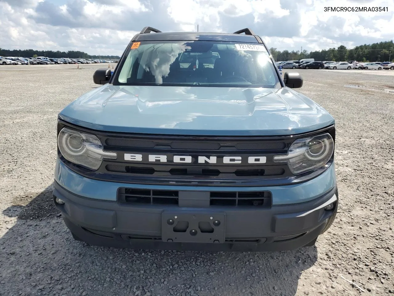 2021 Ford Bronco Sport Outer Banks VIN: 3FMCR9C62MRA03541 Lot: 72745724