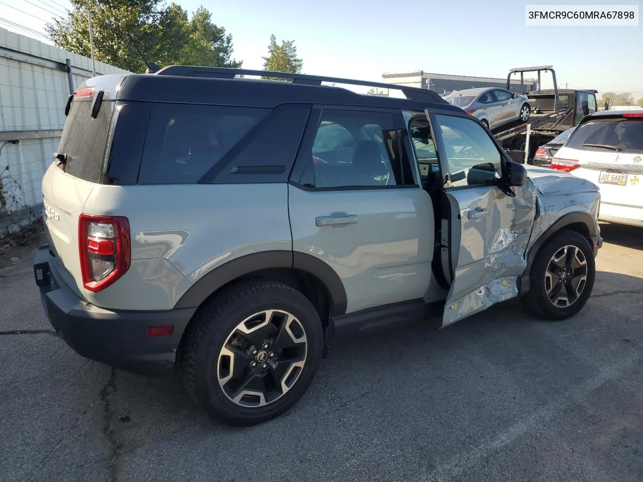 2021 Ford Bronco Sport Outer Banks VIN: 3FMCR9C60MRA67898 Lot: 72901064