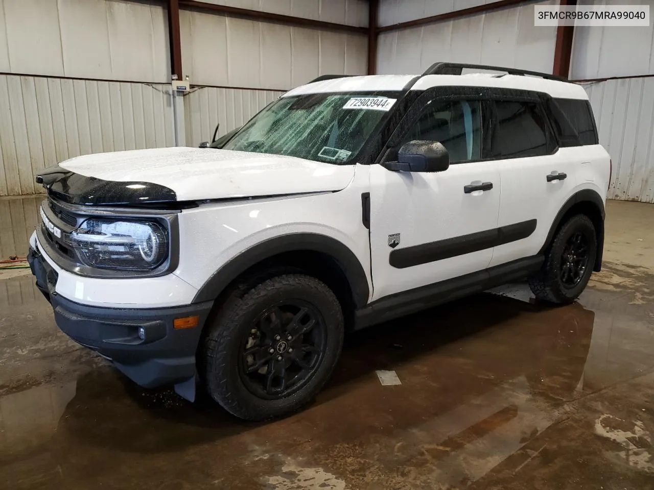 2021 Ford Bronco Sport Big Bend VIN: 3FMCR9B67MRA99040 Lot: 72903944