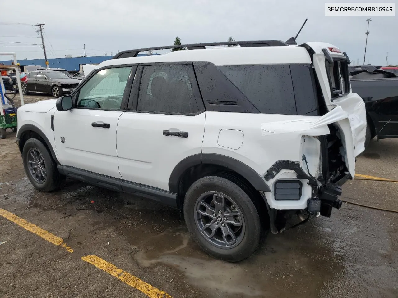 2021 Ford Bronco Sport Big Bend VIN: 3FMCR9B60MRB15949 Lot: 73045444