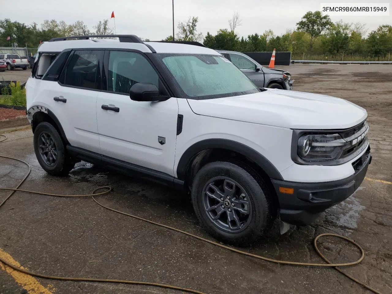 2021 Ford Bronco Sport Big Bend VIN: 3FMCR9B60MRB15949 Lot: 73045444