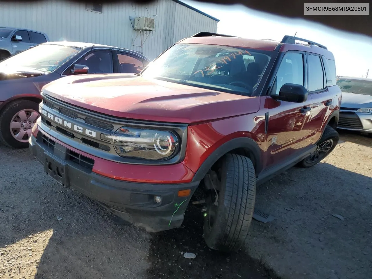 2021 Ford Bronco Sport Big Bend VIN: 3FMCR9B68MRA20801 Lot: 73249744