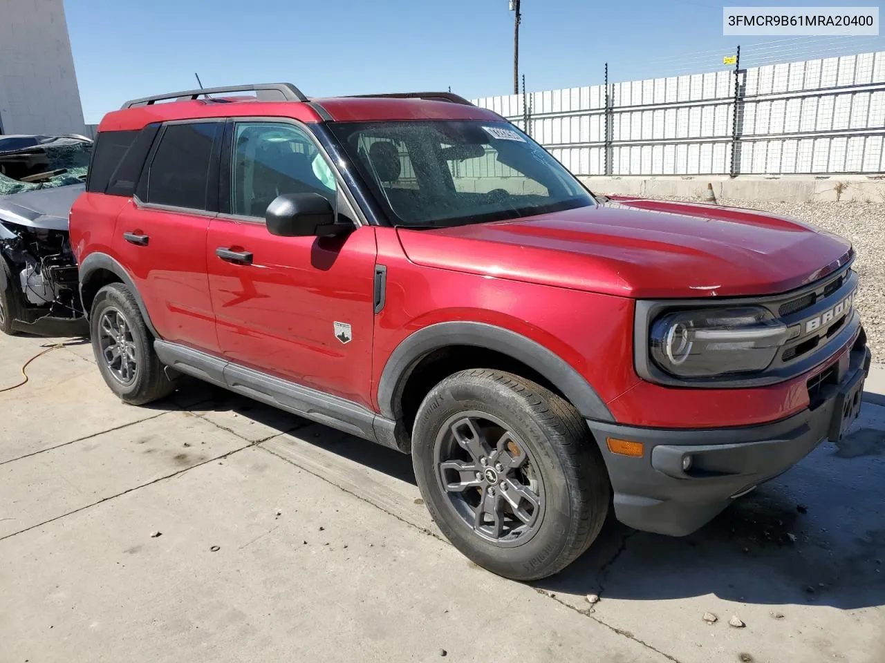 2021 Ford Bronco Sport Big Bend VIN: 3FMCR9B61MRA20400 Lot: 73282964