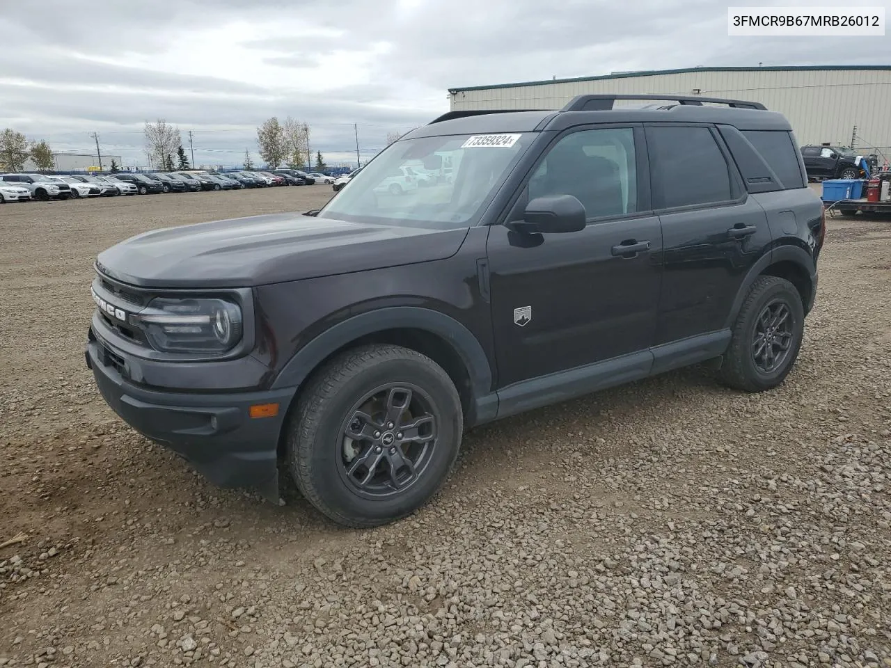 2021 Ford Bronco Sport Big Bend VIN: 3FMCR9B67MRB26012 Lot: 73359324