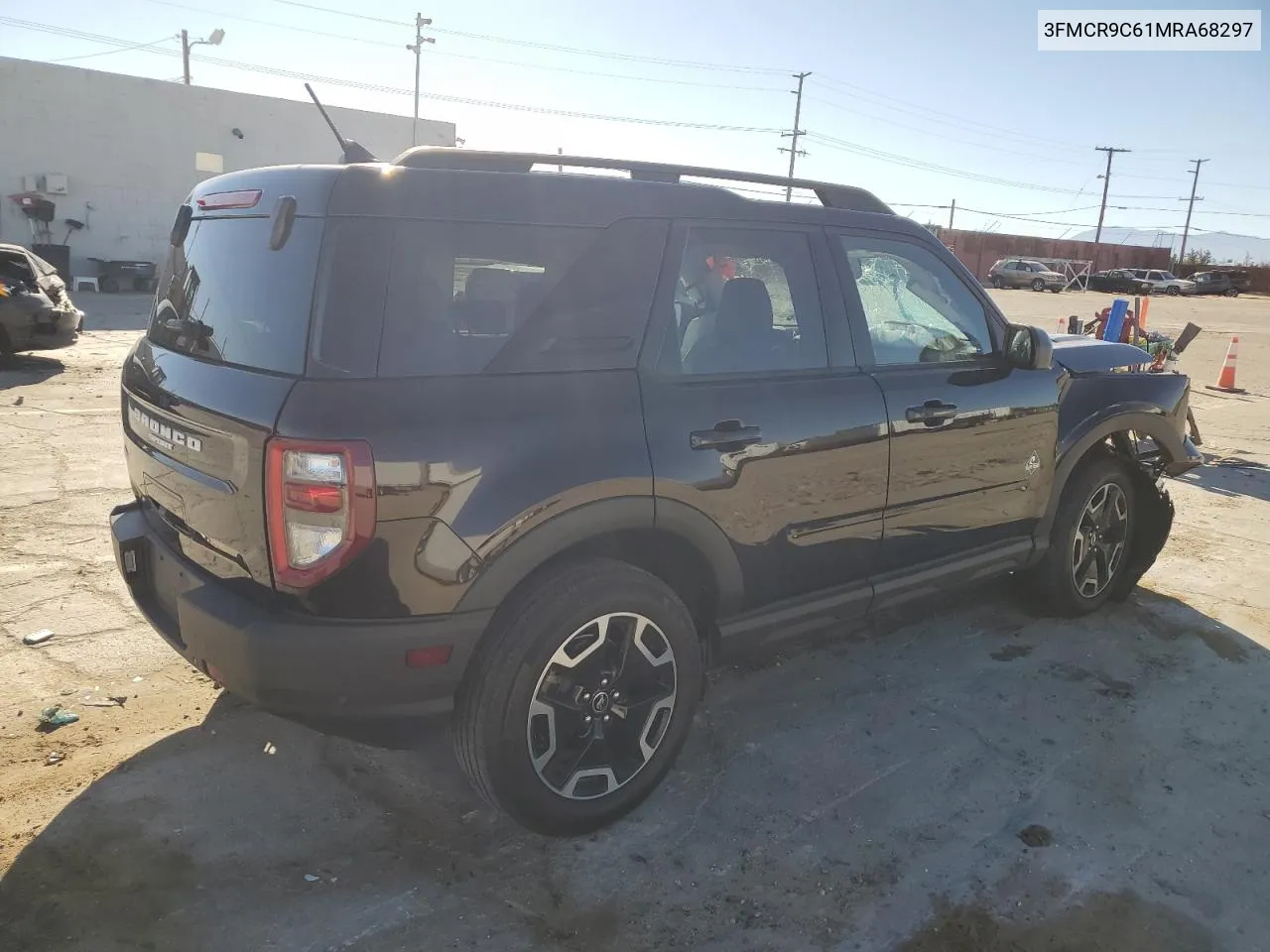 2021 Ford Bronco Sport Outer Banks VIN: 3FMCR9C61MRA68297 Lot: 73365274