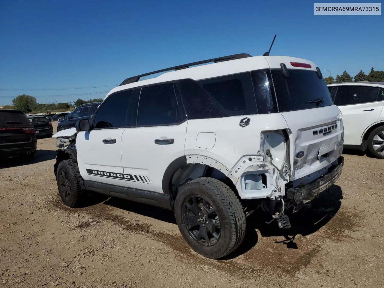 2021 Ford Bronco Sport VIN: 3FMCR9A69MRA73315 Lot: 73388514