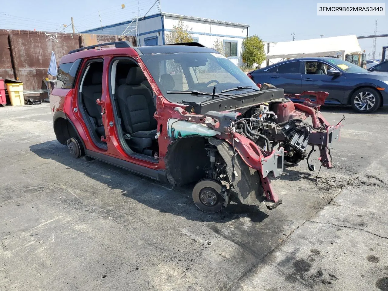 2021 Ford Bronco Sport Big Bend VIN: 3FMCR9B62MRA53440 Lot: 73603394