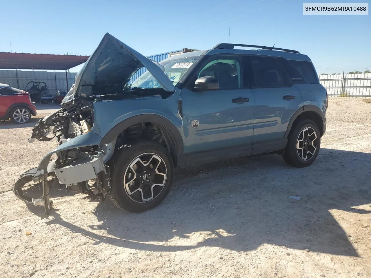 2021 Ford Bronco Sport Big Bend VIN: 3FMCR9B62MRA10488 Lot: 73613574