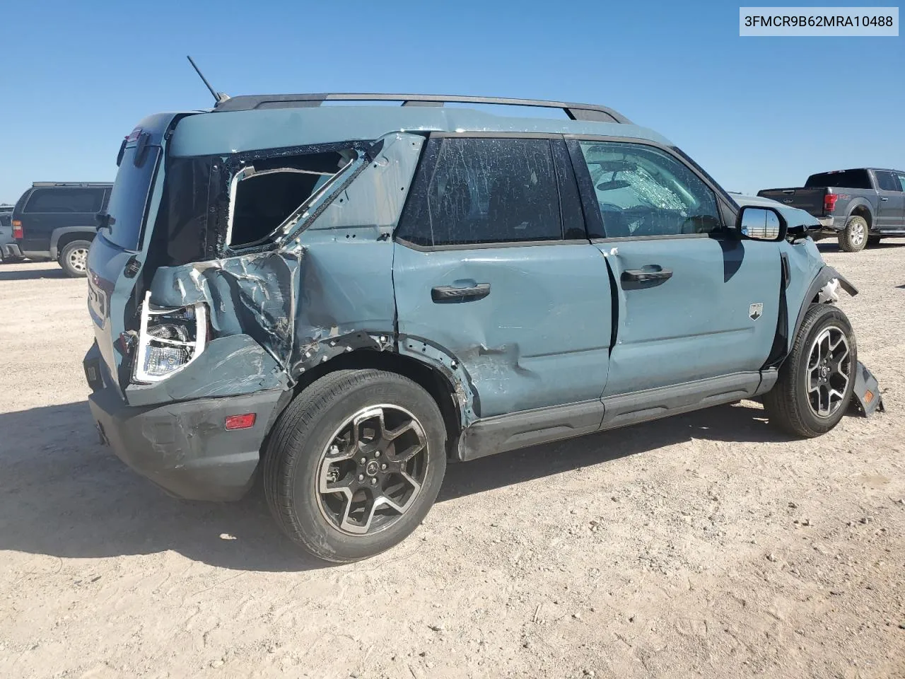 2021 Ford Bronco Sport Big Bend VIN: 3FMCR9B62MRA10488 Lot: 73613574