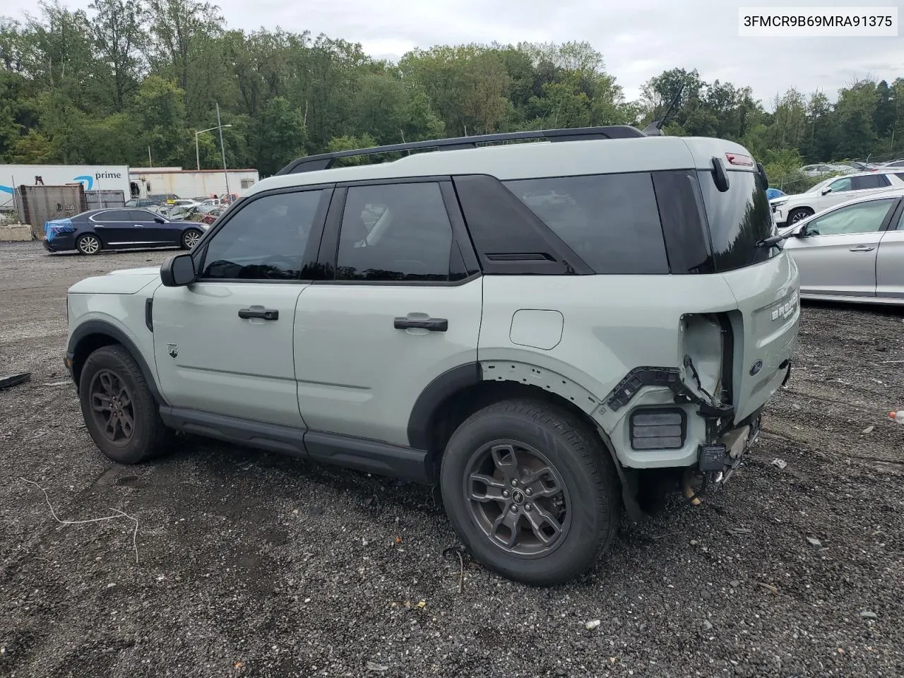 2021 Ford Bronco Sport Big Bend VIN: 3FMCR9B69MRA91375 Lot: 73614594