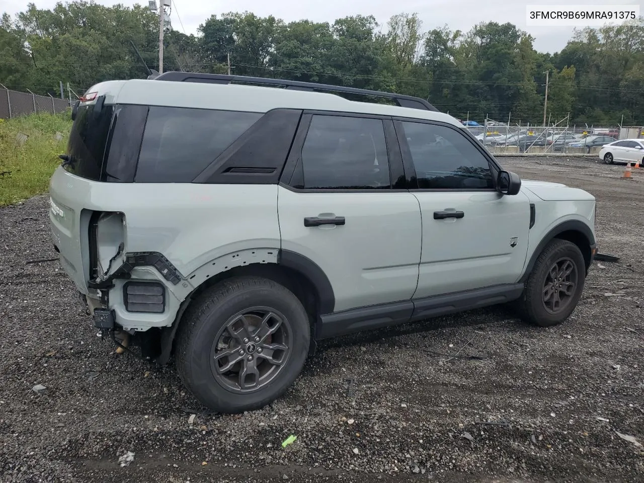 2021 Ford Bronco Sport Big Bend VIN: 3FMCR9B69MRA91375 Lot: 73614594