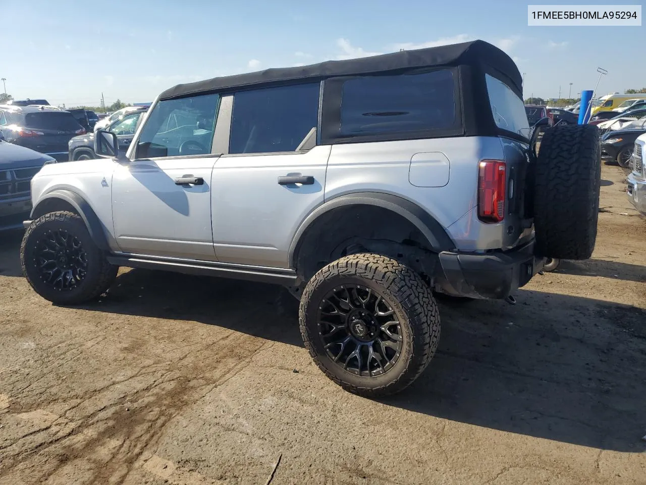 2021 Ford Bronco Base VIN: 1FMEE5BH0MLA95294 Lot: 73731514