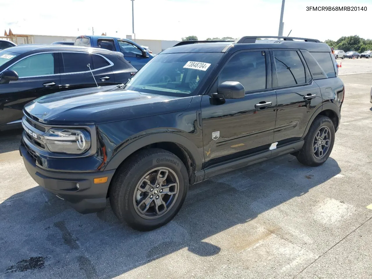 2021 Ford Bronco Sport Big Bend VIN: 3FMCR9B68MRB20140 Lot: 73848704