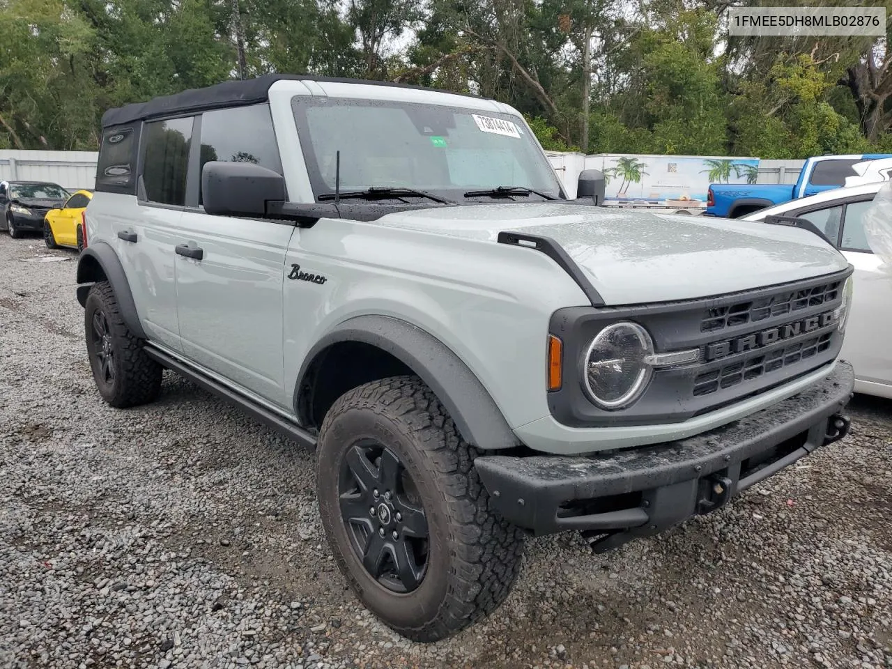 2021 Ford Bronco Base VIN: 1FMEE5DH8MLB02876 Lot: 73874414