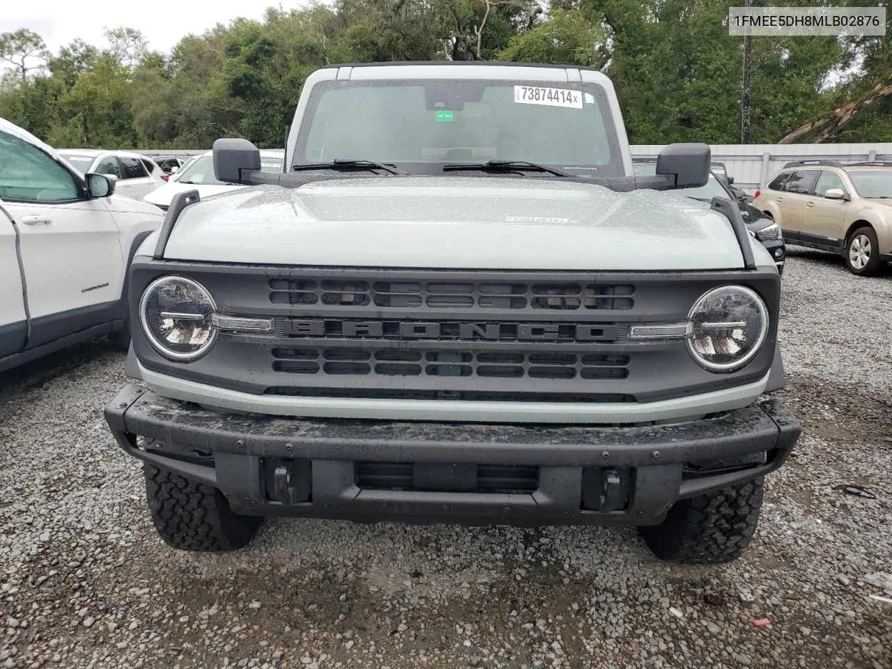 2021 Ford Bronco Base VIN: 1FMEE5DH8MLB02876 Lot: 73874414