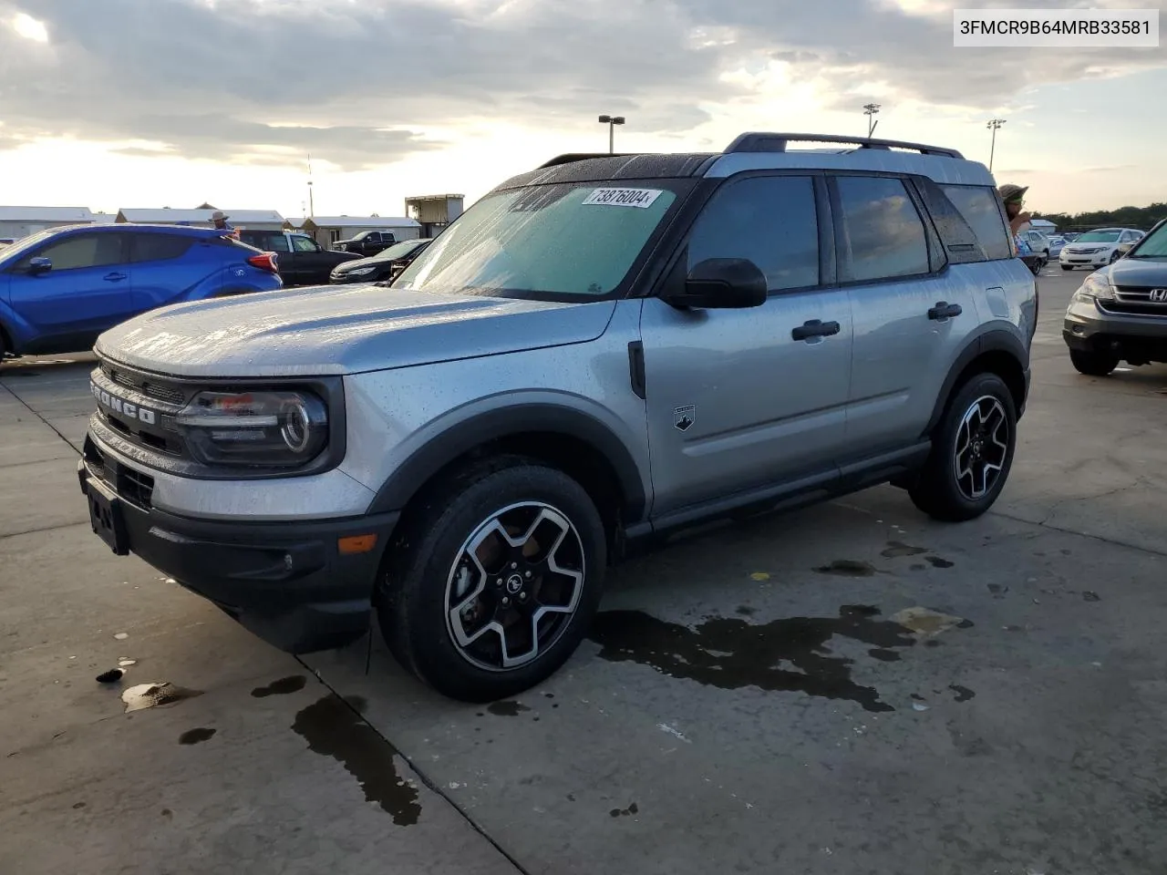 3FMCR9B64MRB33581 2021 Ford Bronco Sport Big Bend