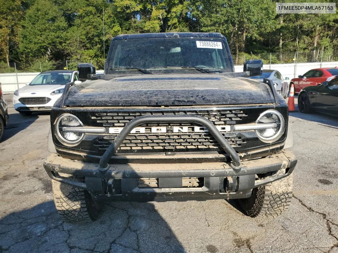 2021 Ford Bronco Base VIN: 1FMEE5DP4MLA67163 Lot: 73886264