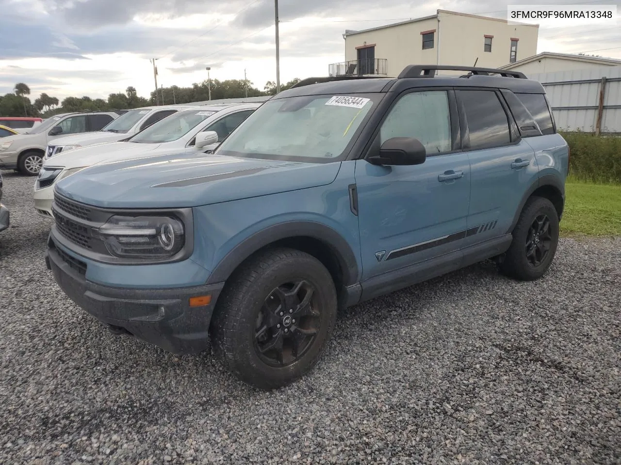 2021 Ford Bronco Sport First Edition VIN: 3FMCR9F96MRA13348 Lot: 74056344