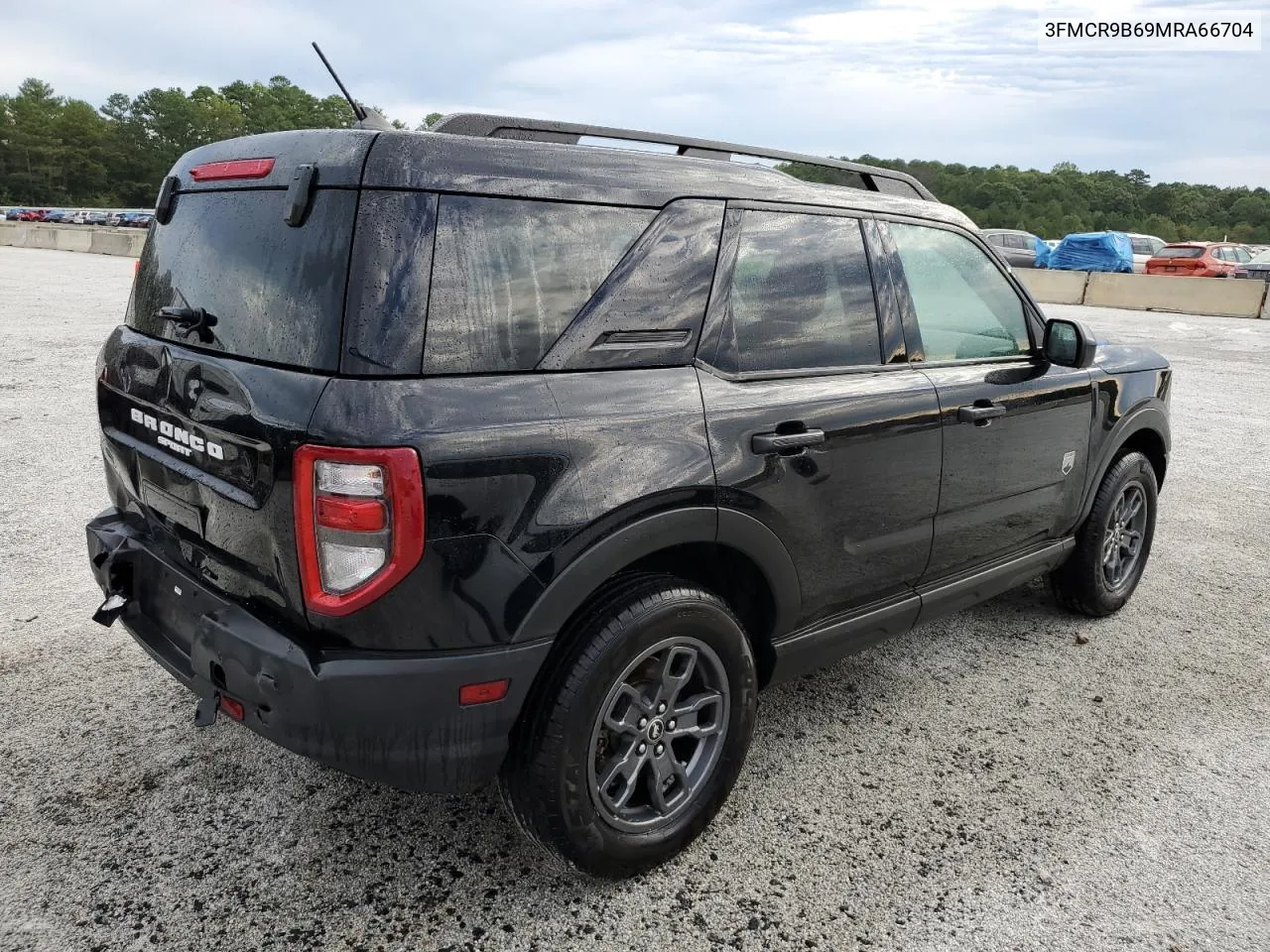 2021 Ford Bronco Sport Big Bend VIN: 3FMCR9B69MRA66704 Lot: 74060444