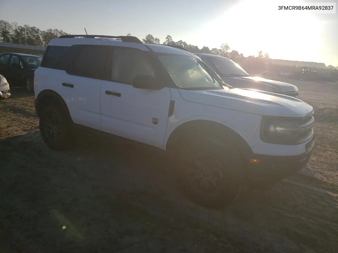 2021 Ford Bronco Sport Big Bend VIN: 3FMCR9B64MRA92837 Lot: 74134584