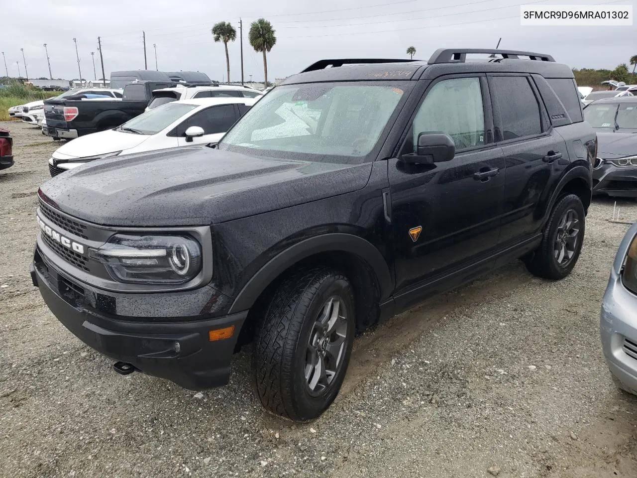 2021 Ford Bronco Sport Badlands VIN: 3FMCR9D96MRA01302 Lot: 74438764