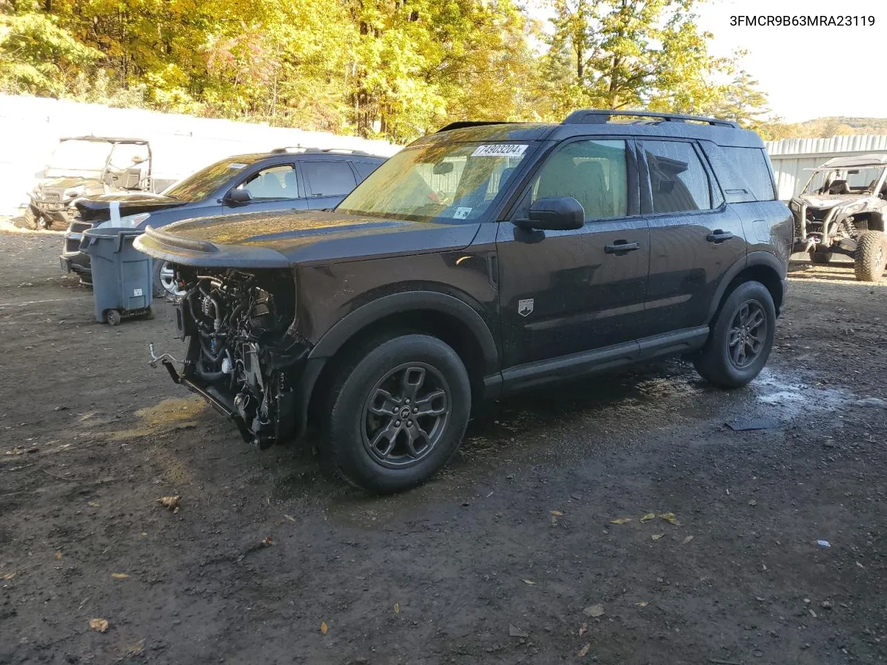 2021 Ford Bronco Sport Big Bend VIN: 3FMCR9B63MRA23119 Lot: 74903204