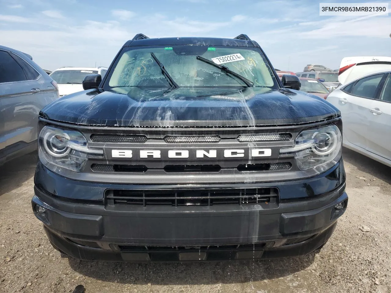 2021 Ford Bronco Sport Big Bend VIN: 3FMCR9B63MRB21390 Lot: 75022274