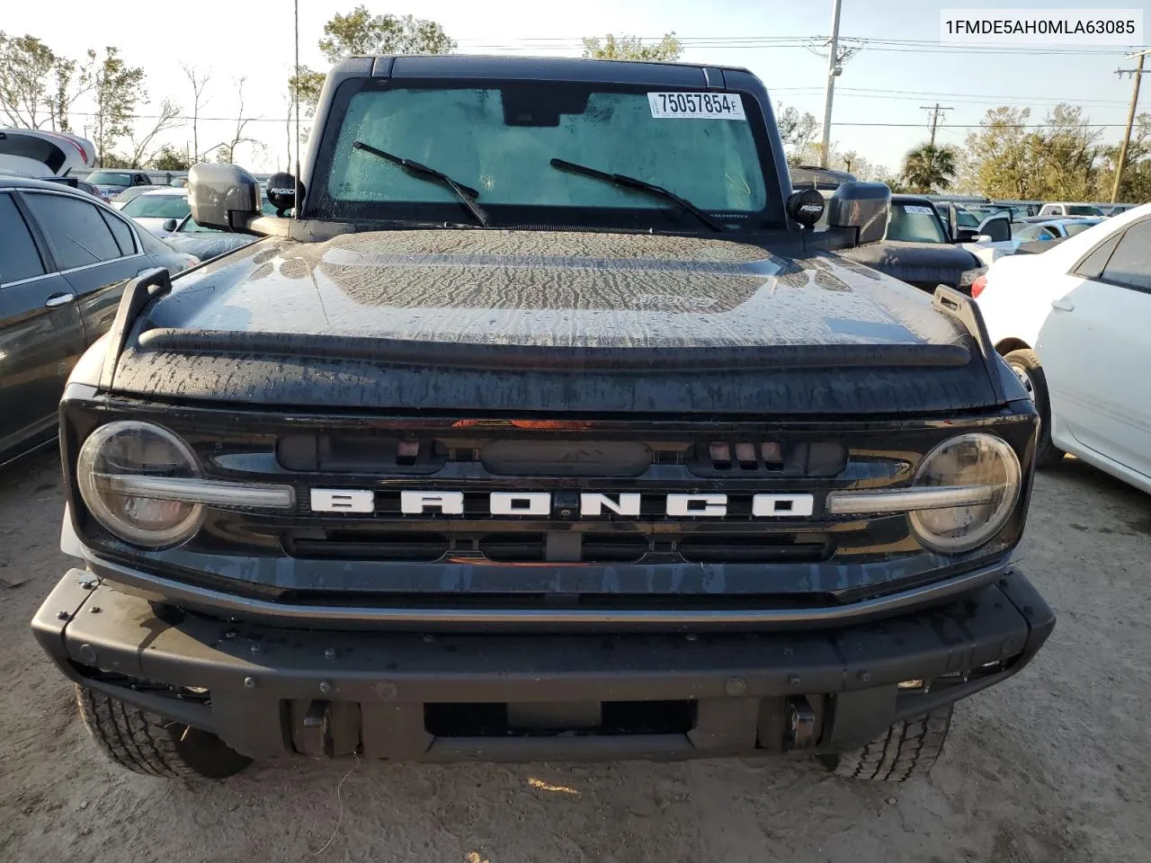 2021 Ford Bronco Base VIN: 1FMDE5AH0MLA63085 Lot: 75057854