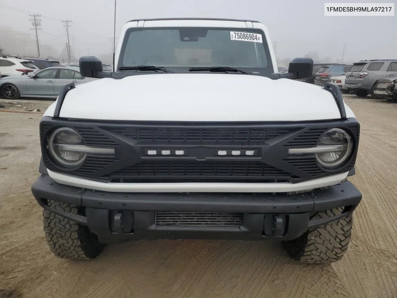 2021 Ford Bronco Base VIN: 1FMDE5BH9MLA97217 Lot: 75086904