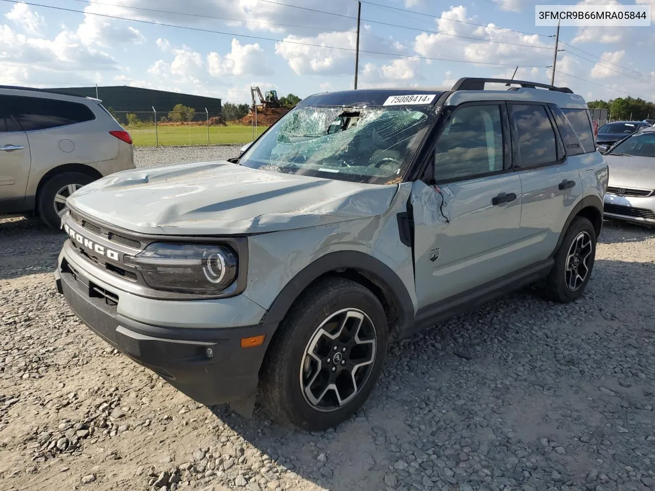 2021 Ford Bronco Sport Big Bend VIN: 3FMCR9B66MRA05844 Lot: 75088414