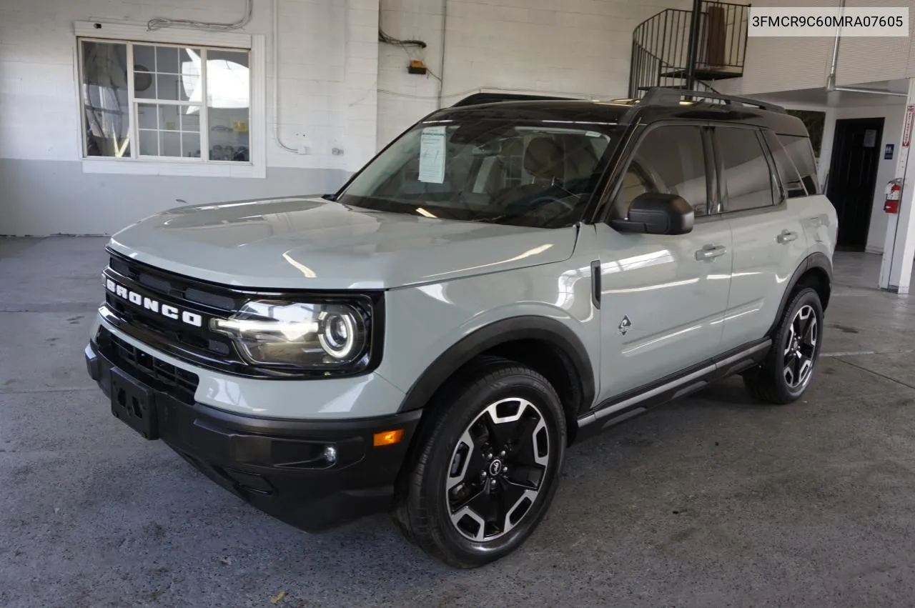 2021 Ford Bronco Sport Outer Banks VIN: 3FMCR9C60MRA07605 Lot: 75250194