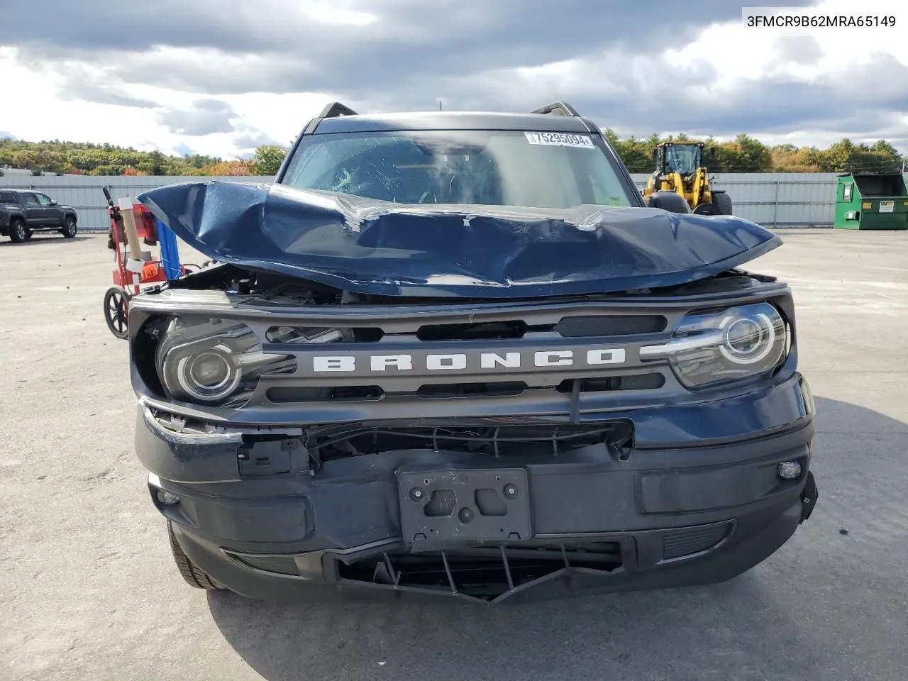 2021 Ford Bronco Sport Big Bend VIN: 3FMCR9B62MRA65149 Lot: 75295094