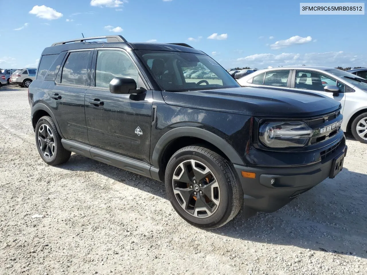 2021 Ford Bronco Sport Outer Banks VIN: 3FMCR9C65MRB08512 Lot: 75395544