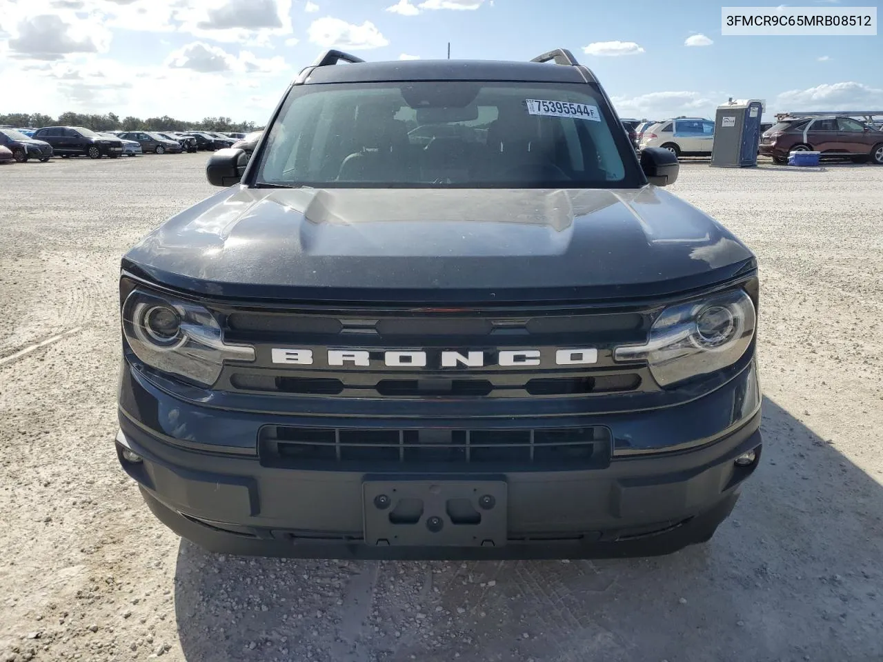 2021 Ford Bronco Sport Outer Banks VIN: 3FMCR9C65MRB08512 Lot: 75395544