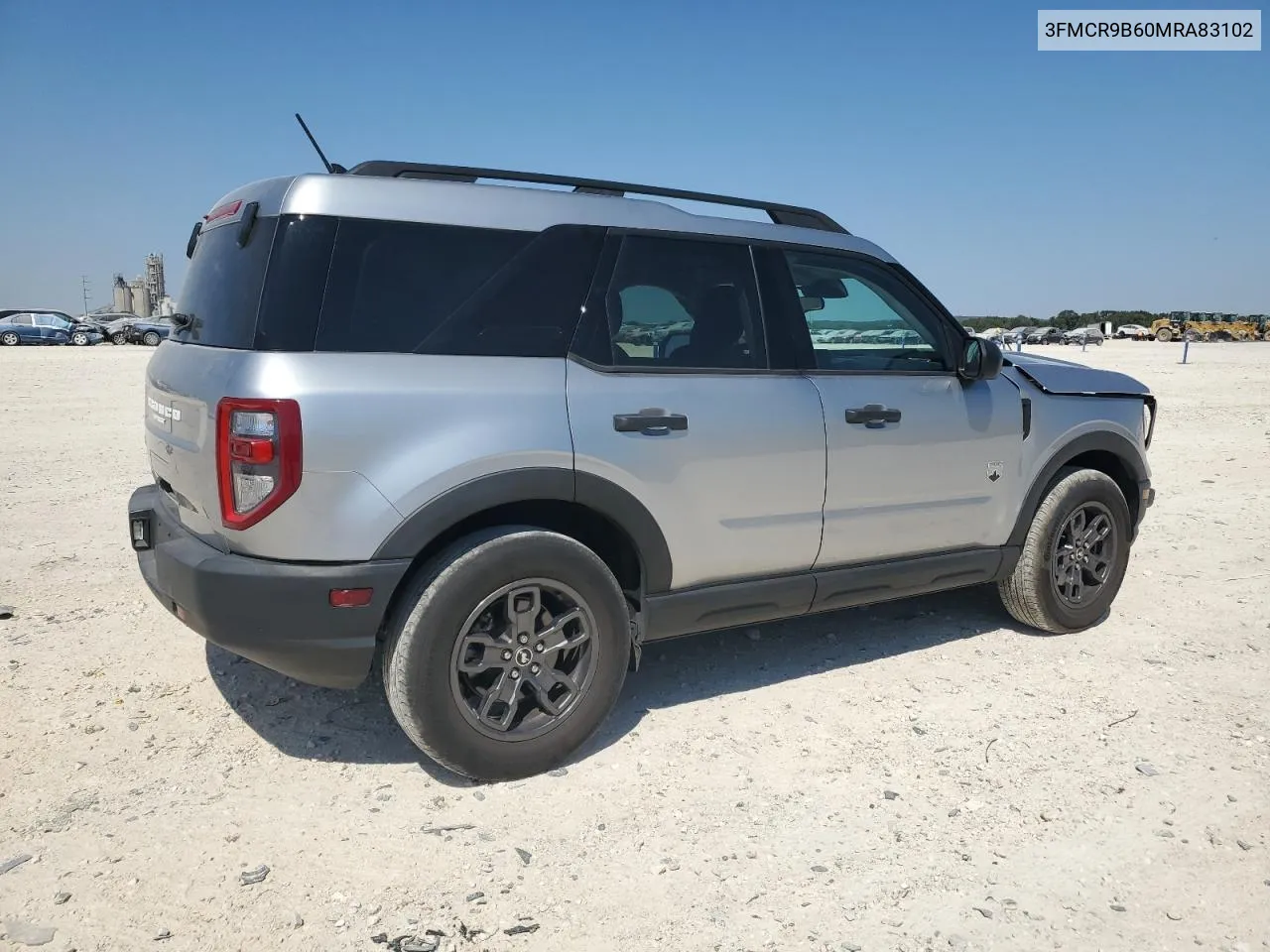 2021 Ford Bronco Sport Big Bend VIN: 3FMCR9B60MRA83102 Lot: 75477984