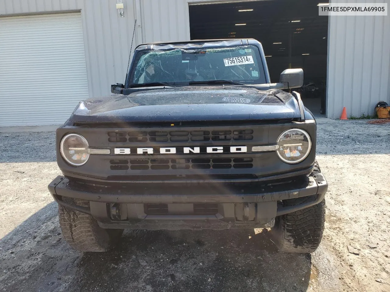 1FMEE5DPXMLA69905 2021 Ford Bronco Base